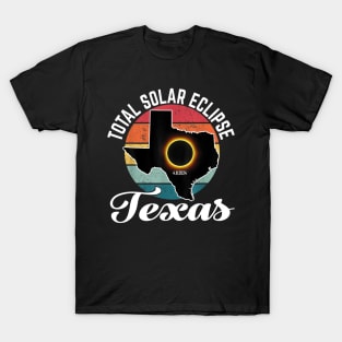 Texas Solar Eclipse 2024 T-Shirt